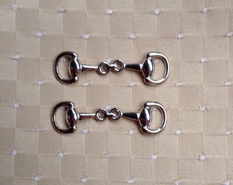 2 Silver Extra Small Snaffles