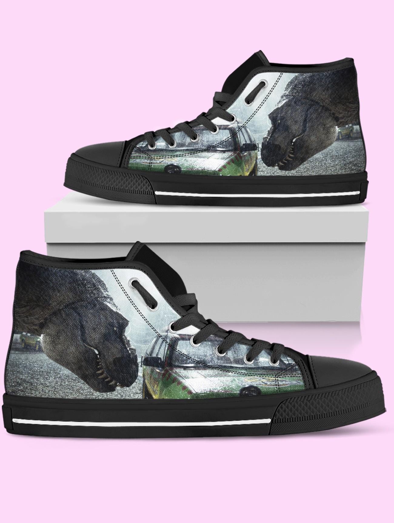 Discover Jurassic Park High Top Shoes, Movie Sneakers for Women, Men