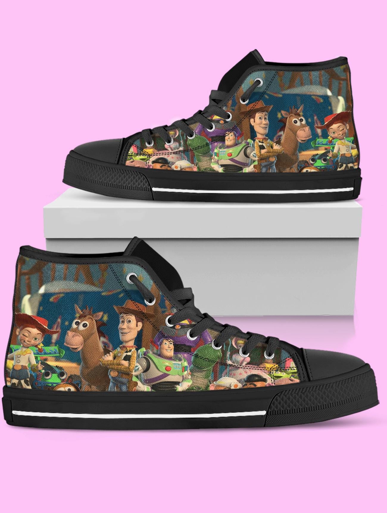 Discover Toy Story High-Top Sneakers, Woody & Buzz Lightyear Shoes