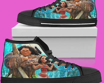 Vaiana höga skor: Unisex Converse-lookalike
