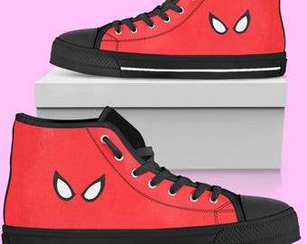 "Spider-Man Schuhe: Miles Morales ""High-Top"" Sneakers."