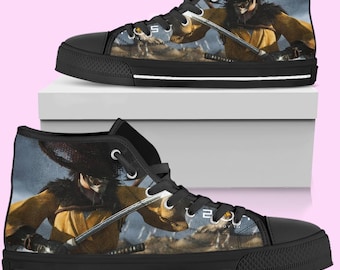 Ghost of Yotei High-Top Schuhe: Videospiel inspirierte Sneakers