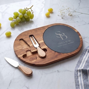 Engraved Cheese Serving Board