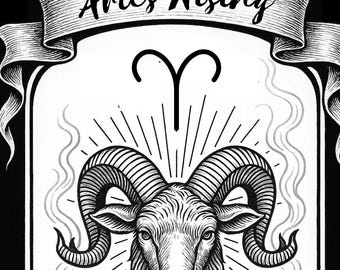 Aries Rising Astrology Guidebook | 22-Page Digital Download | Birth Chart Workbook for Self-Discovery & Astrology Lovers