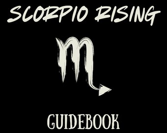 Scorpio Rising Astrology Guidebook | 22-Page Digital Download | Birth Chart Workbook for Self-Discovery & Astrology Lovers