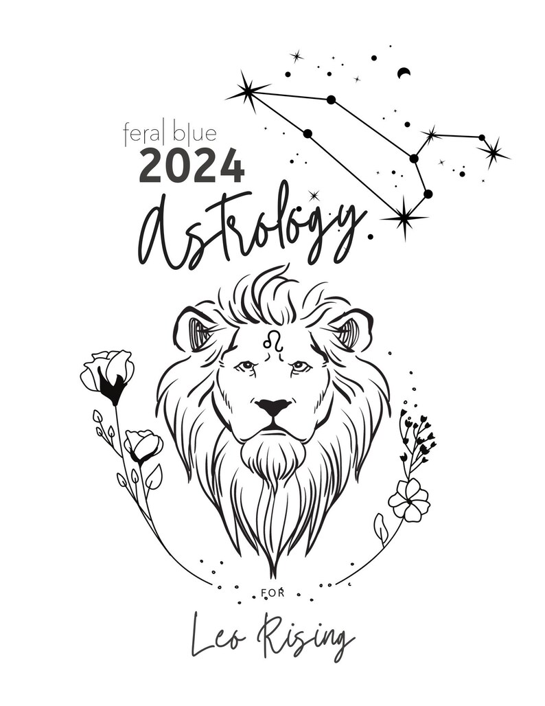 2024 Astrology Horoscope for Leo Rising Etsy
