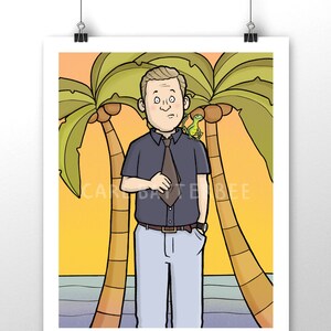 Jack Mooney - Mort au paradis - Illustration Impression artistique