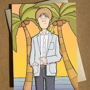 Humphrey Goodman - Death in Paradise Carte de voeux A6 - Carte d'anniversaire - Carte de voeux drôle - Carte d'humour