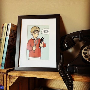 Jessica Fletcher - Murder She Wrote - Illustration Art Print