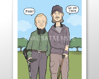 Impression d'art Détecteurs - Andy et Lance