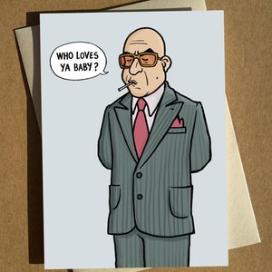 Kojak Greeting Card A6