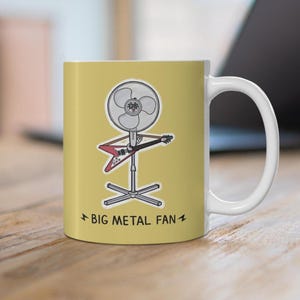 Heavy Metal Music Pun Mug