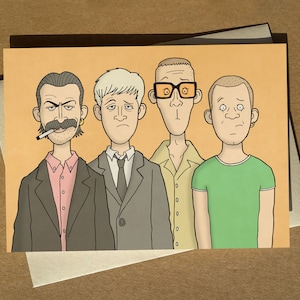 Carte de vœux d'anniversaire Trainspotting A6