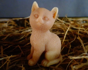 Tiny Kitty Cat Soap: cat lovers crazy cat lady gift affordable soap hostess gift pet lover