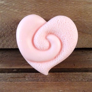 Heart Soap: Meet The Cutest Heart Soap Ever Adorable Decorative Guest Soap, You Choose Color & Scent image 1