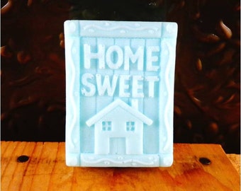 Soap: Home Sweet Home Decorative Guest Soap Bar, Great Housewarming Gift, Realtor Gift. You Choose Color & Scent