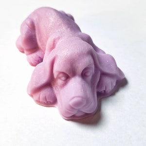Soap: Lazy Mutt Dog Soap - Dog-Shaped Soap For Human Use, You Choose Color & Scent