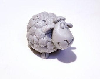 Sheep Soap: A 3D Bar of Soap Shaped Like a Sheep, You Choose Color & Scent