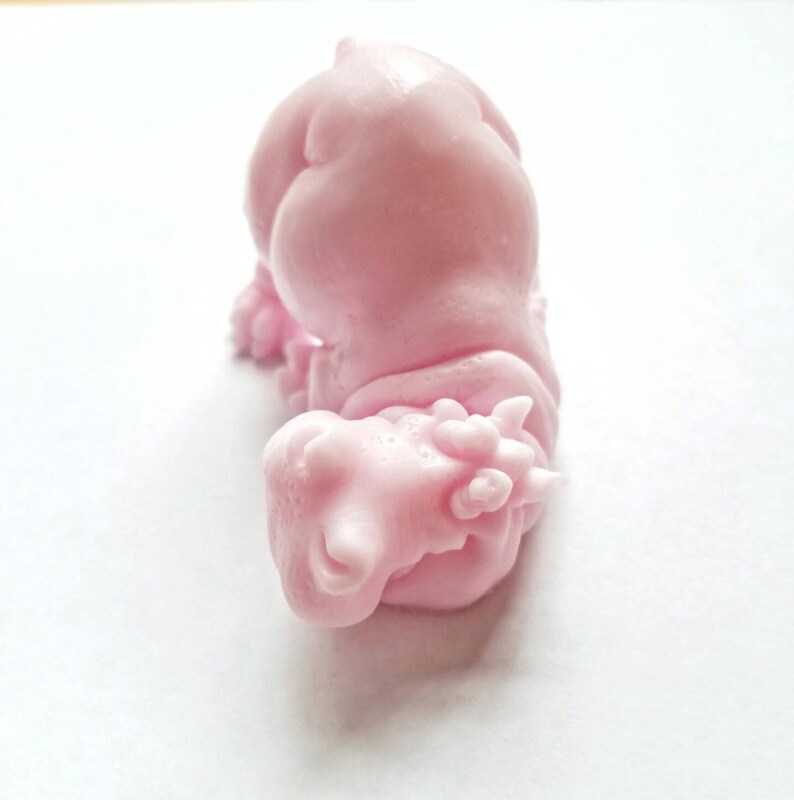 Playful Hippo Soap: Adorably Chubby Hippopotamus shaped Soap Bar, Great soap for Kids You Choose Color & Scent image 5