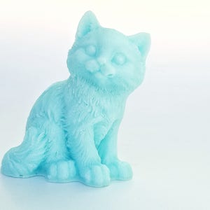 Cat Soap: Sittin Pretty Prissy Kitty Cat Soap, You Choose Color & Scent image 5