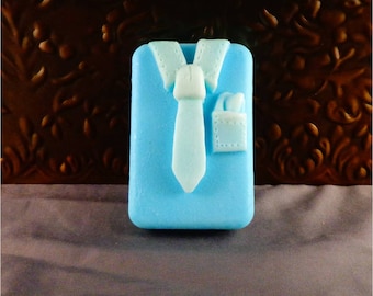 Shirt & Tie Soap: Great Gift for Him, Man Soap, A Manly Gift for Husband or Gift for Boyfriend, You Choose Colors and Scent
