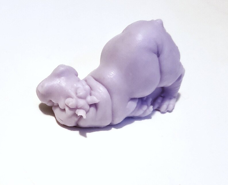 Playful Hippo Soap: Adorably Chubby Hippopotamus shaped Soap Bar, Great soap for Kids You Choose Color & Scent image 4