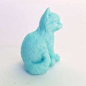 Cat Soap: Sittin Pretty Prissy Kitty Cat Soap, You Choose Color & Scent image 4