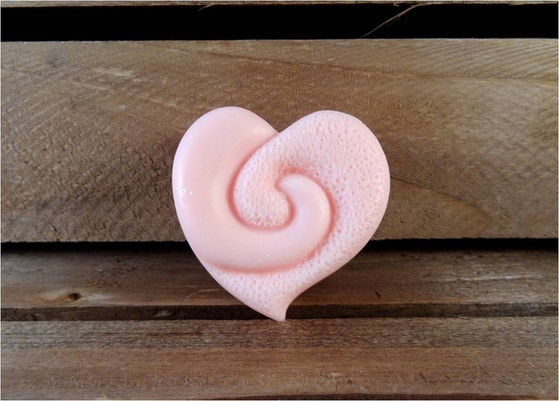 Heart Soap: Meet The Cutest Heart Soap Ever Adorable Decorative Guest Soap, You Choose Color & Scent image 5