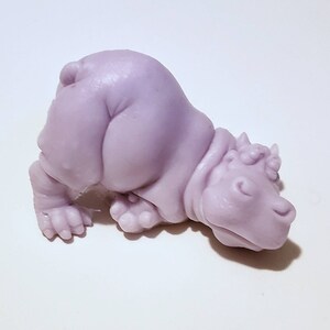 Playful Hippo Soap: Adorably Chubby Hippopotamus shaped Soap Bar, Great soap for Kids You Choose Color & Scent image 8