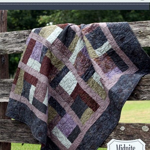 Midnite Reflections Quilt Pattern, Baby to King sizes, PDF Version