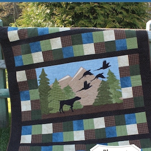 Pheasant Dreams quilt pattern (Digital PDF file)