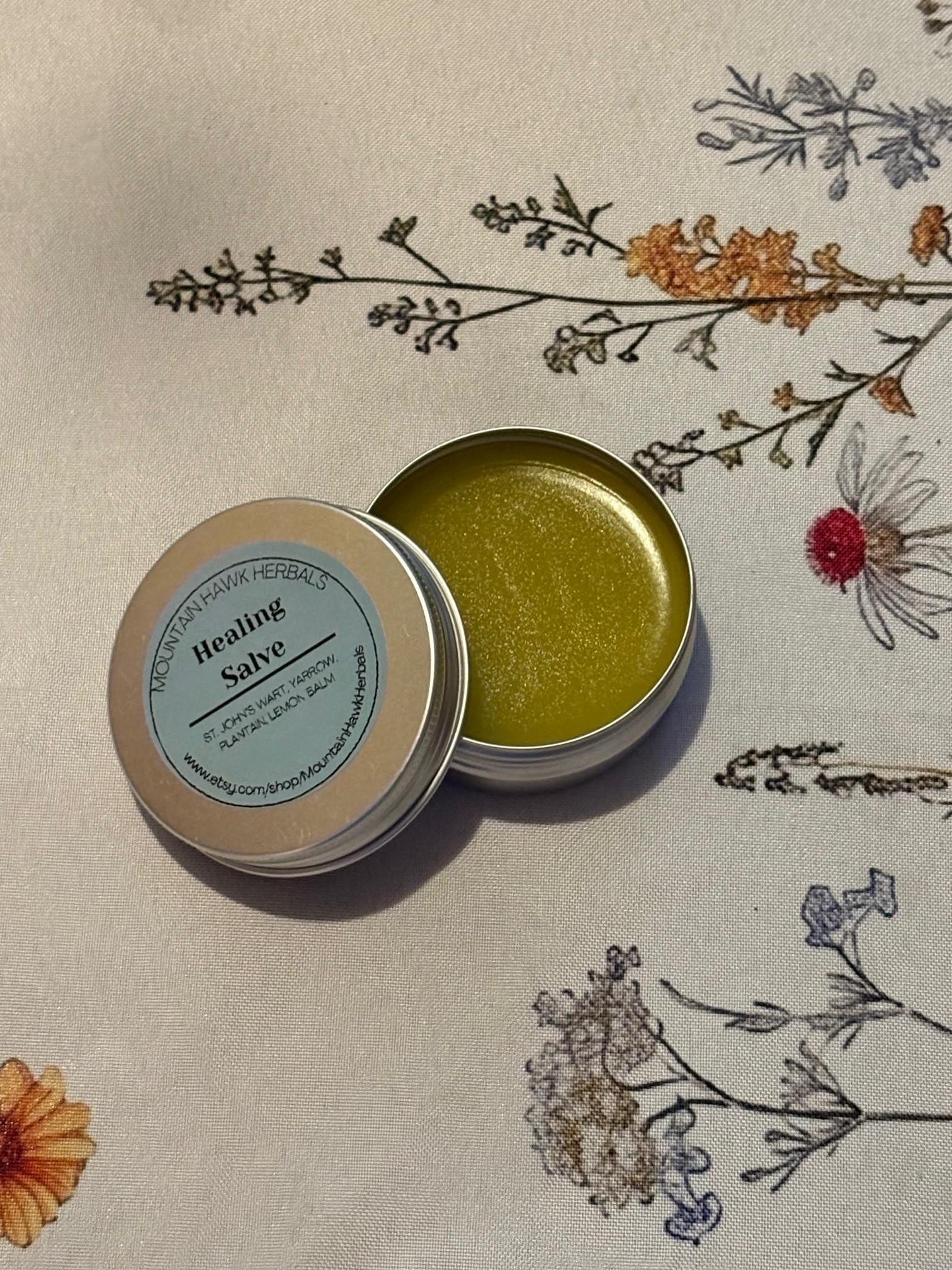 Healing Salve: St. John's Wort, Yarrow, Plantain, Lemon Balm - Thumbnail 2