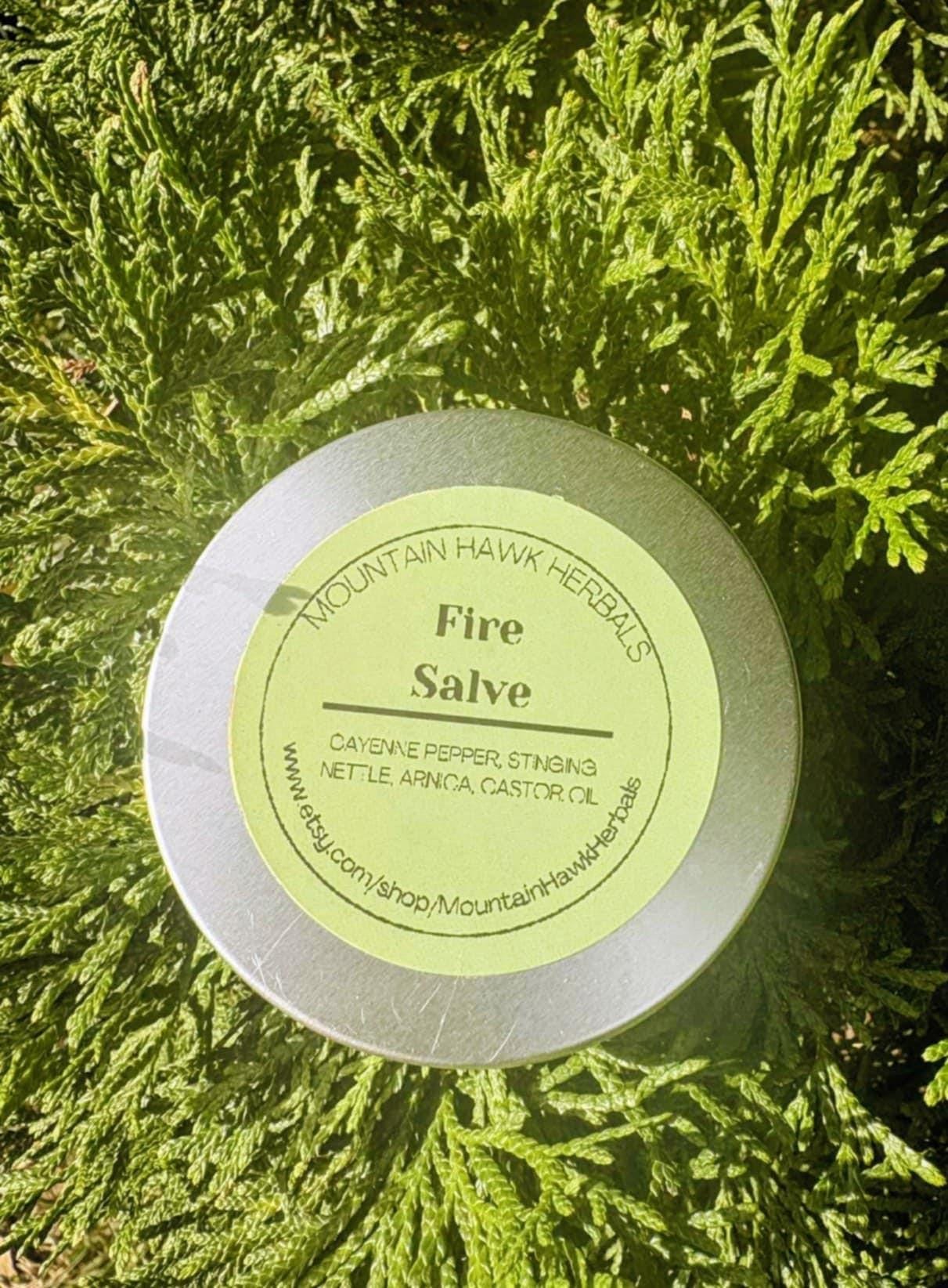 Handcrafted Fire Salve: Cayenne, Arnica & Nettle Herbal Balm