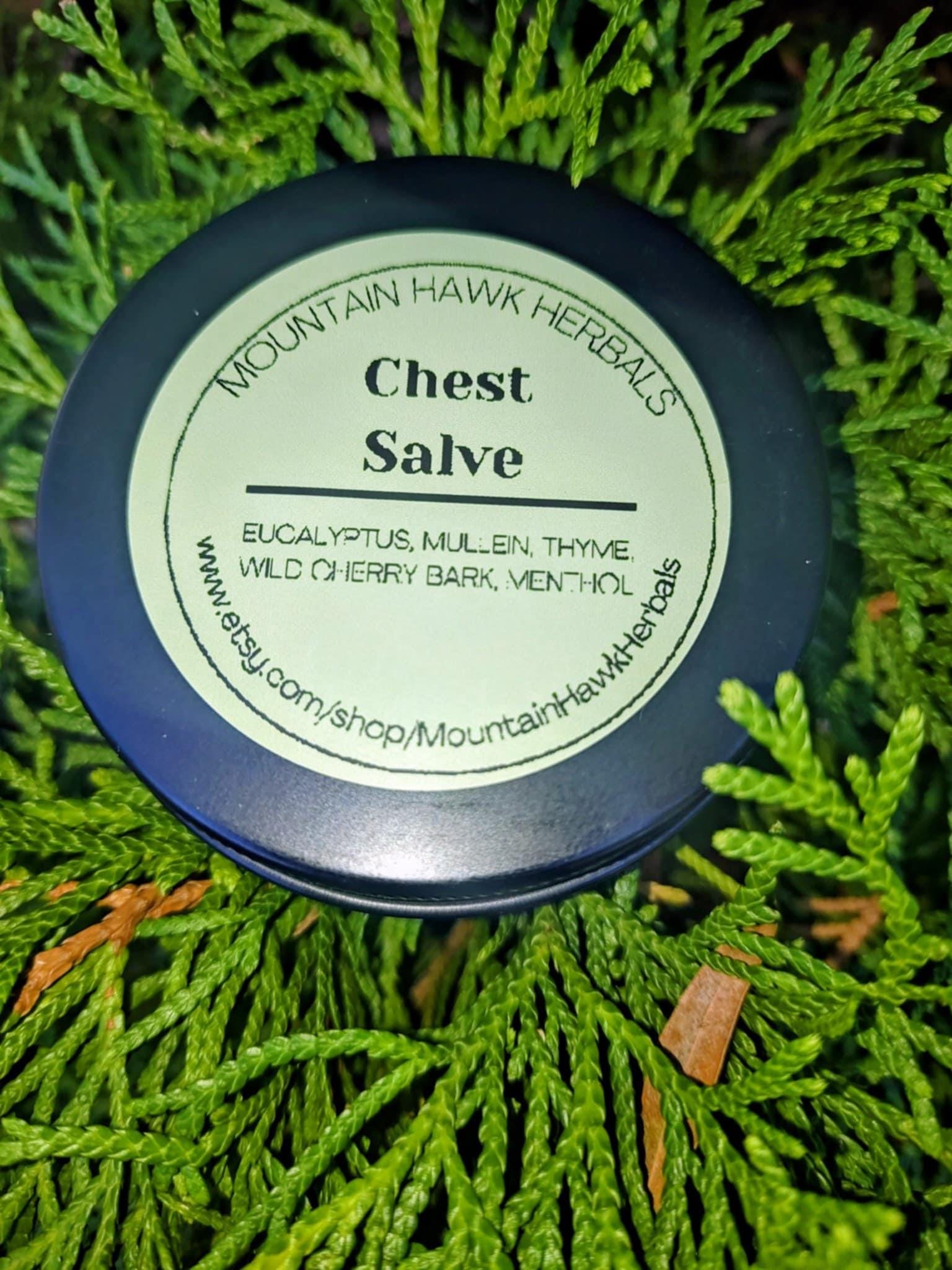 Handcrafted Chest Salve: Botanical Herbs & Menthol