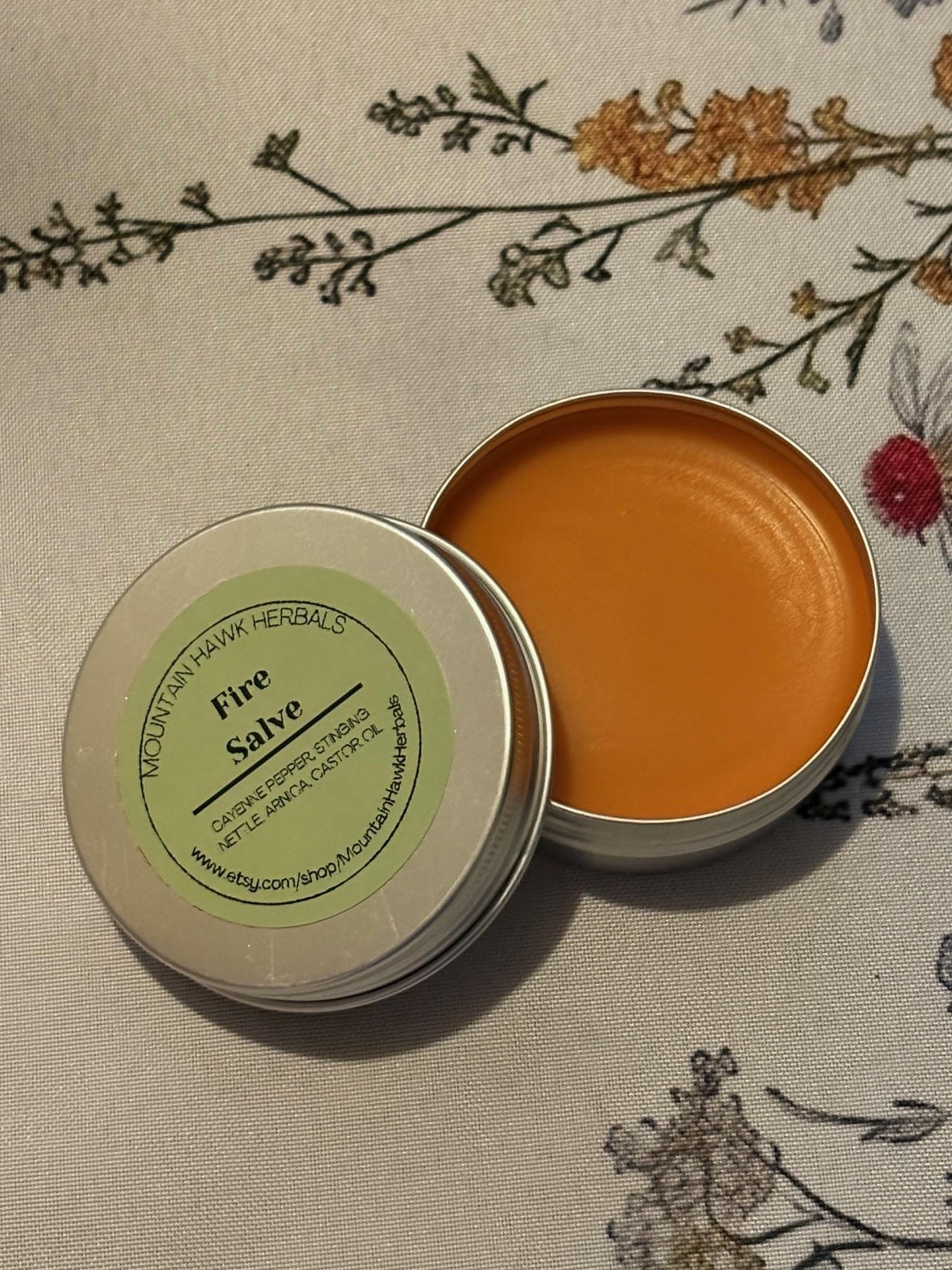 Handcrafted Fire Salve: Cayenne, Arnica & Nettle Herbal Balm - Thumbnail 2