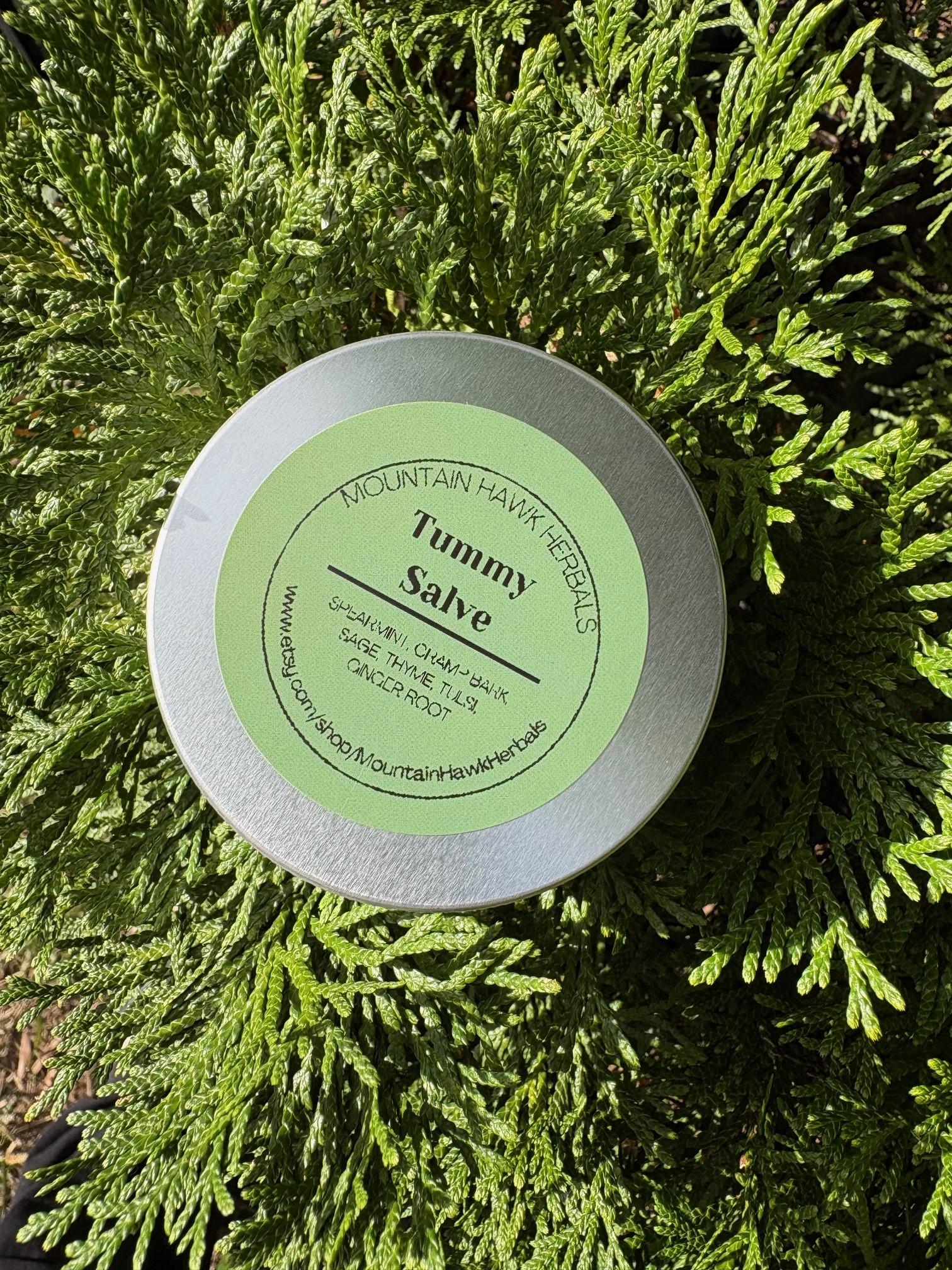 Handcrafted Tummy Salve: Botanical Blend for Stomach Comfort