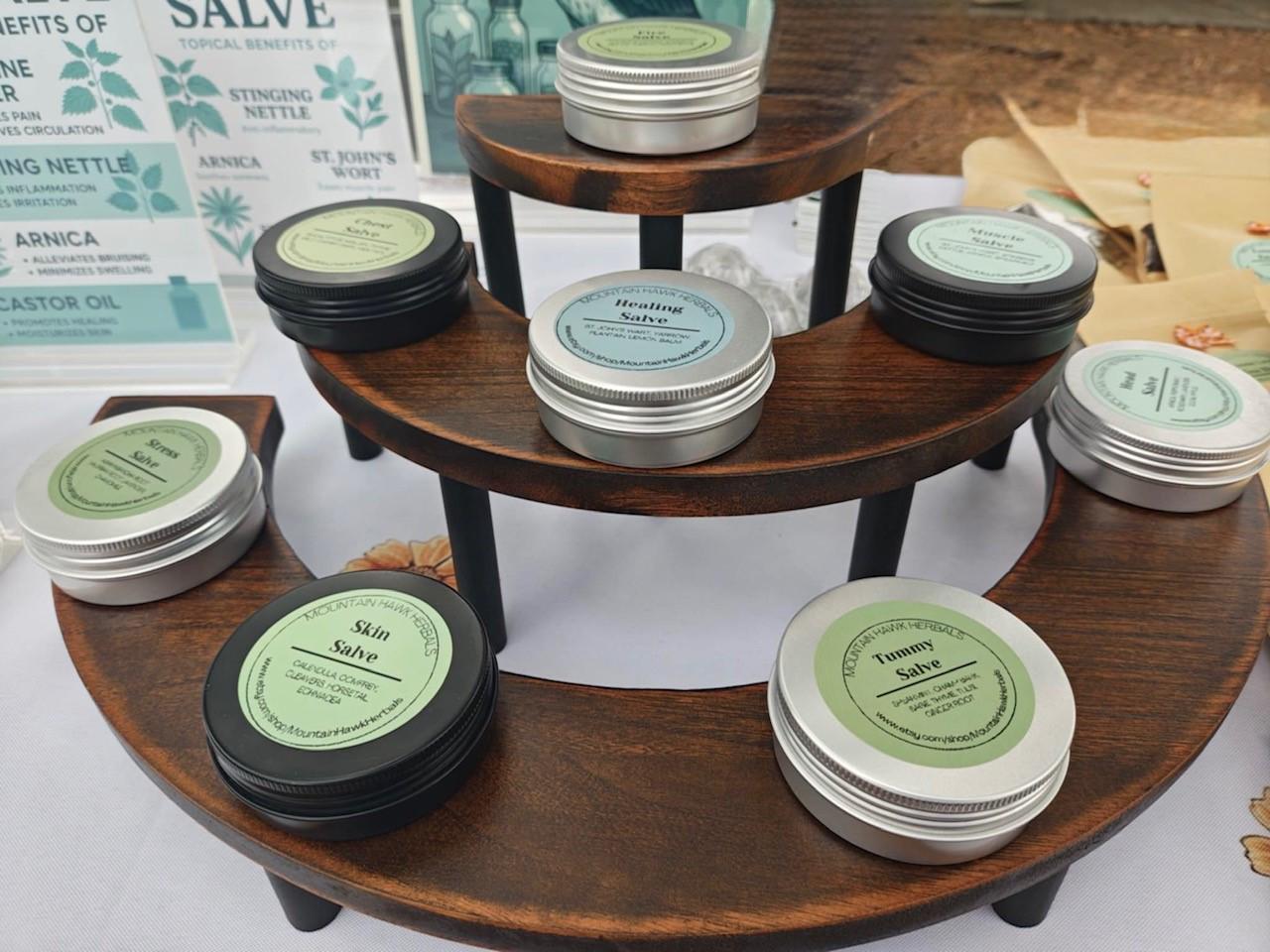 Botanical Head Salve: White Willow Bark, Peppermint, Lavender, Rosemary, Eucalyptus - Thumbnail 5