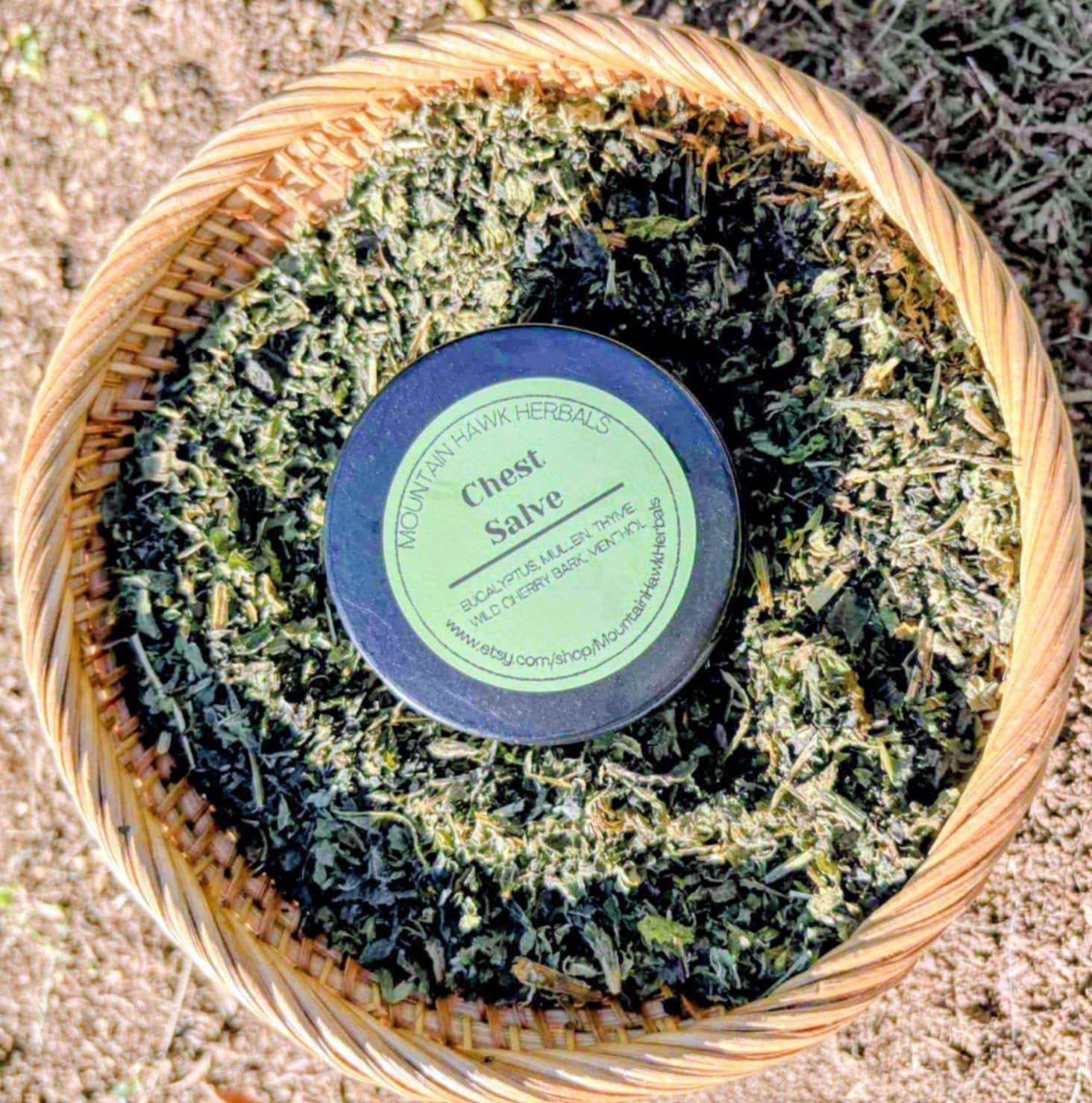 Handcrafted Chest Salve: Botanical Herbs & Menthol - Thumbnail 2