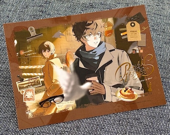 Persona 5 Amamiya Ren & Akechi Goro (Shuake) Poster, Postcard
