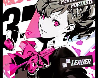 Persona 3 Portable FeMC Holographic Status Card | Kotone Shiomi Collectible Card