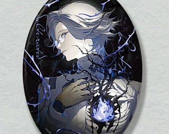 Eito Aotsuki Badge | The Hundred Line: Last Defense Academy by @shiosakana1998