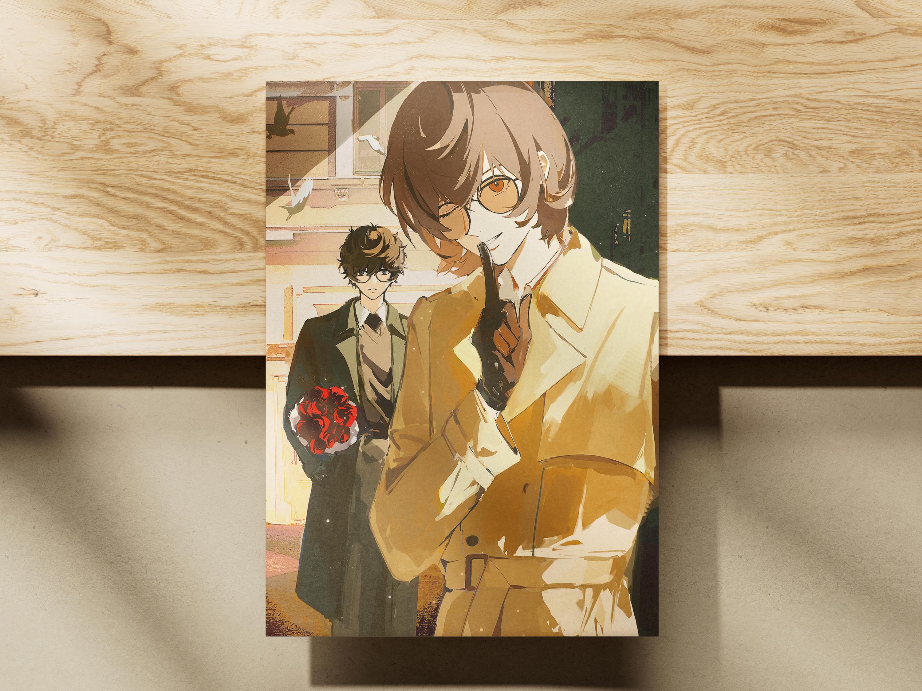 ペルソナ5 雨宮蓮＆明智五郎(シュアケ) ポスター、ポストカード - Etsy