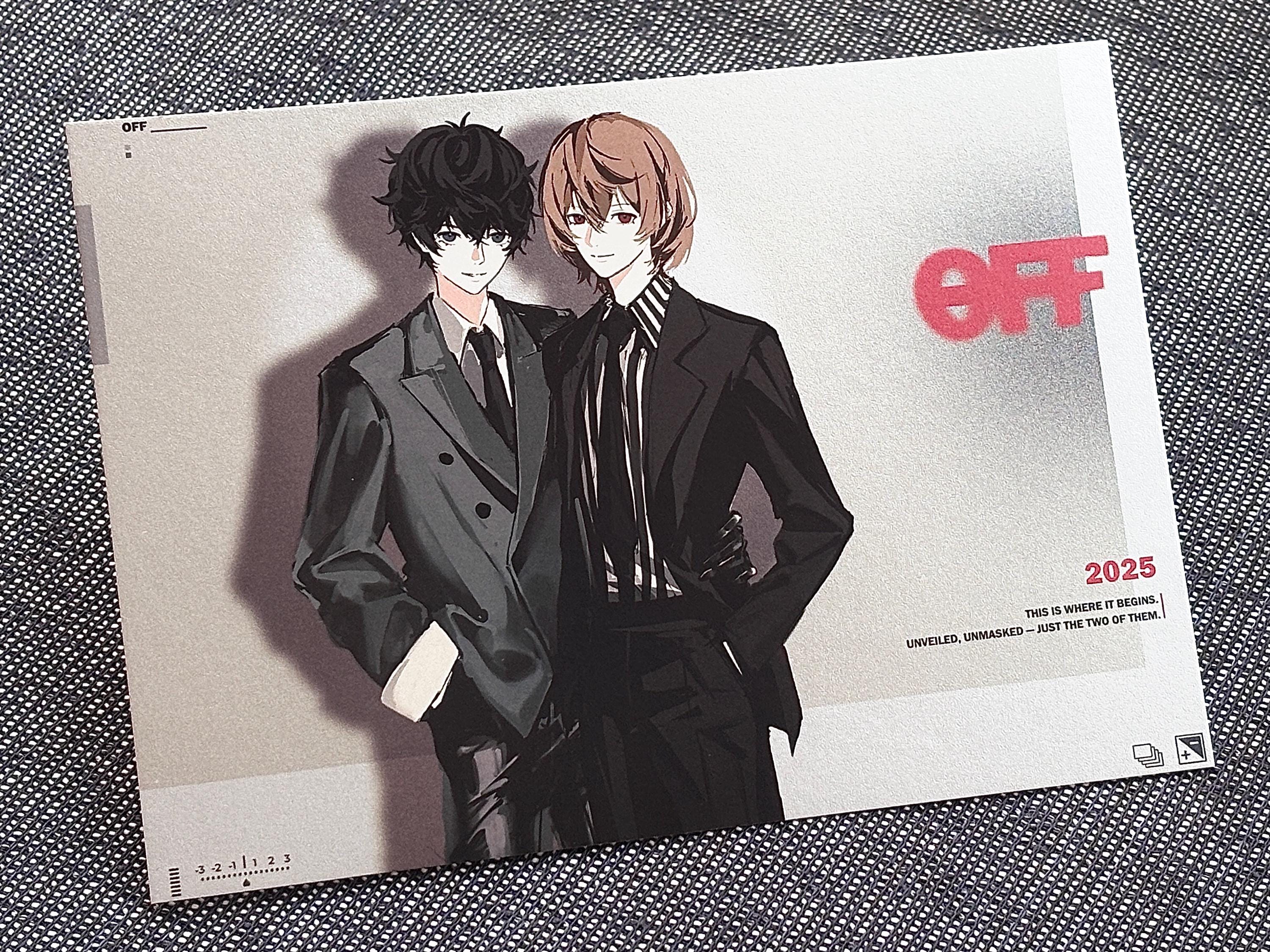 ペルソナ5 雨宮蓮＆明智五郎(シュアケ) ポスター、ポストカード - Etsy