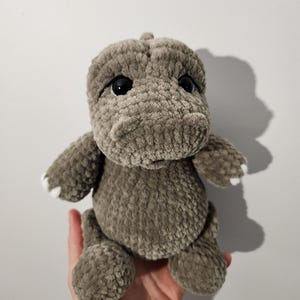 Baby Croco Plush Crochet Pattern