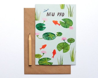 New Home Lily Pad Card