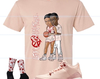 FDATT shirts for Jordan 3 Treat yourself Valentines day Washed Coral