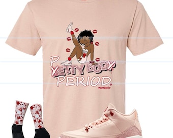 FDATT shirts for Jordan 3 Treat yourself Valentines day Washed Coral