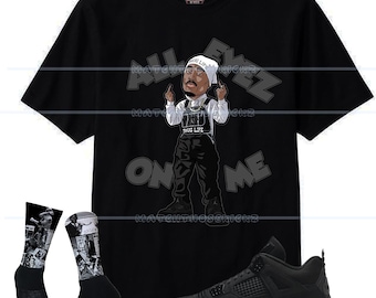 FDATT Custom shirts for Jordan 4 Black Cat 2025