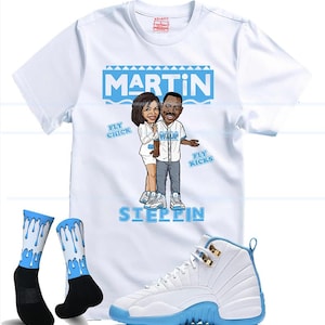 jordan 12 black and blue clothing