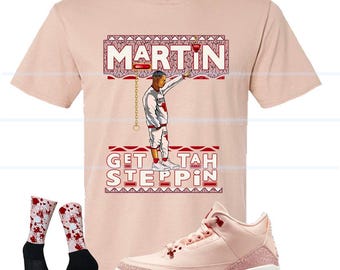 FDATT shirts for Jordan 3 Treat yourself Valentines day Washed Coral